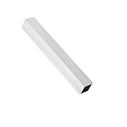 Image of TA-VIGOR 6063 Aluminum Square Tube, 25mm x 25mm x 1.5mm Wall Thickness 300mm Length Seamless Straight Pipe Rectangular Tubing for Industrial Housing Construction