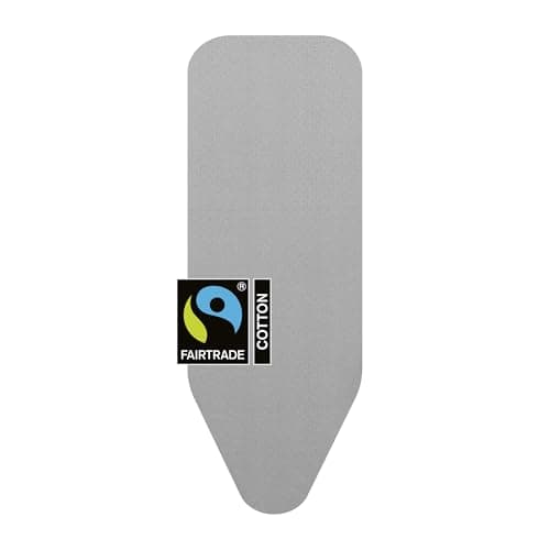 Image of Brabantia Ironing Board Cover C 124x45 cm – Metallised | 100% Cotton Top Layer with 8mm Foam Padding for Size C Ironing Boards | Durable, Washable, and Easy to Install