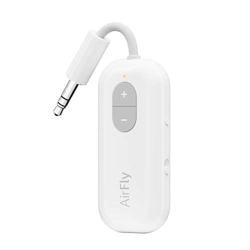 Image of Twelve South AirFly SE Bluetooth 5.0 Transmitter for TV/Airplane to Wireless Headphones – Wireless Adapter for AirPods, Airplane, Car, Gym, Home, Use With Any 3.5 mm Audio Jack