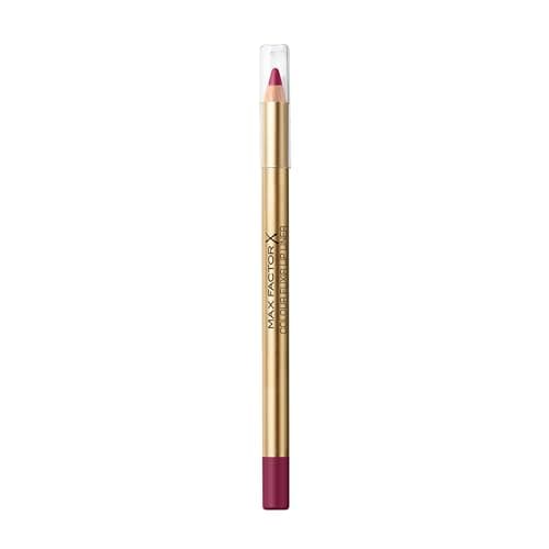 Image of Max Factor Colour Elixir Lip Liner 70 Deep Berry Lip Liner for Ideally Defined Lips, with Smooth Texture and Matte Finish, Extends Lipstick Life, 5 g