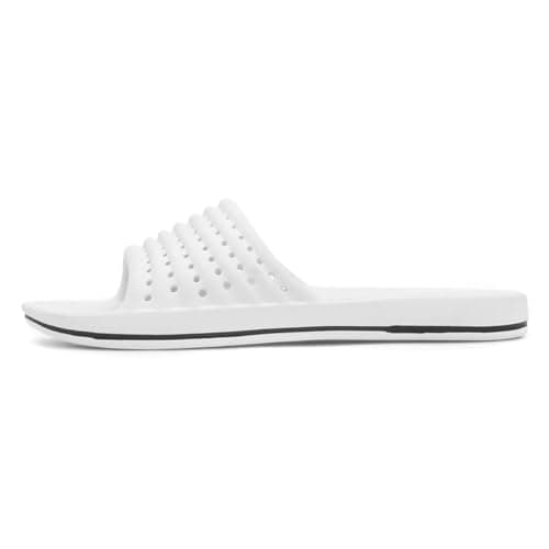 Image of Shoe Zone - Womens White EVA Sliders - Size 5 UK - White