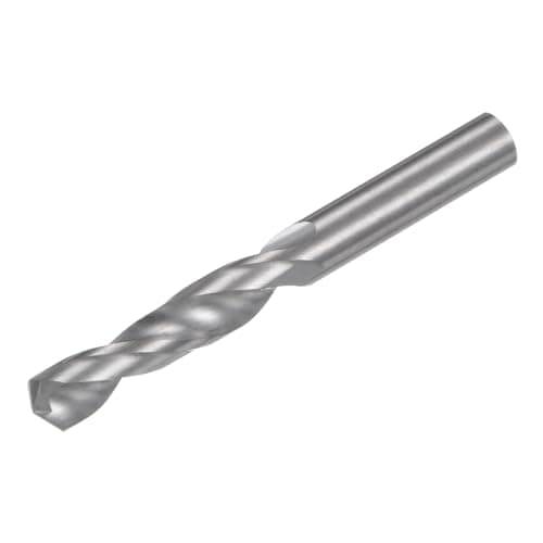 Image of sourcing map Solid Carbide Drill Bit, 6mm (0.236") YG6X/C3 Micro-Grain Tungsten Carbide Short Twist Drill Bits Straight Shank for Drilling Stainless Steel Aluminum Metal Plastic