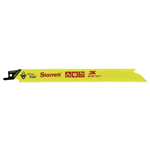 Image of Starrett Bi-Metal King Cut Heavy Duty Reciprocating Saw Blade 200mm (8-inch) - Pack of 5