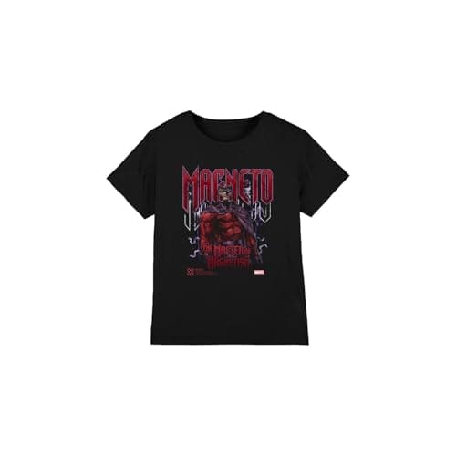 Image of X-Men Boys Magneto Unisex Kids T-Shirt, Black, 9-10 Years UK