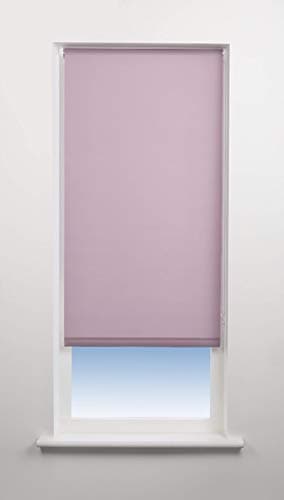 Image of Thermal Blackout roller blind, Dusky Rose, 90cm Wide x 170cm Drop, 100% blackout fabric…
