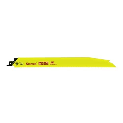 Image of Starrett Bi-Metal King Cut Heavy Duty Extra Deep Reciprocating Saw Blade 300mm (12-inch) - Pack of 5
