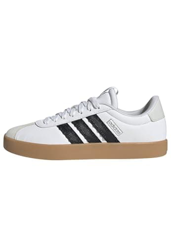 Image of adidas Women's VL Court 3.0 Shoes, FTWR White/core Black/Orbit Grey, 5 UK