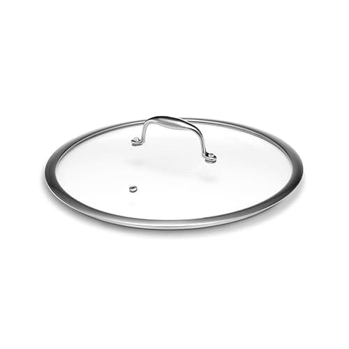 Image of HexClad Tempered Glass Lid, 30 cm, Designed for HexClad Hybrid Cookware, Steam Vented, Dishwasher Safe