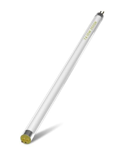 Image of Lamptobe T4 10W Fluorescent Tube 352MM - G5 2 Pin Base Fitting T4 High Efficiency Lamp Soft White 3500K Under Cabinet Kitchen Light, 352MM Including Pins/ 338MM Excluding Pins (1-Pack)