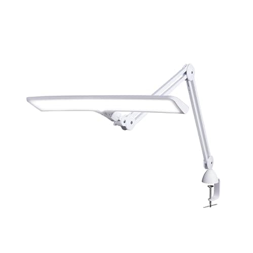 Image of Daylight Lumi LED Desk Lamp – 4000 Lux, 95+ CRI, Touch Dimmable, 2 Brightness Levels, Daylight Table Lamp for Reading, Crafts & Home Office, Eye-Caring, 15W, White