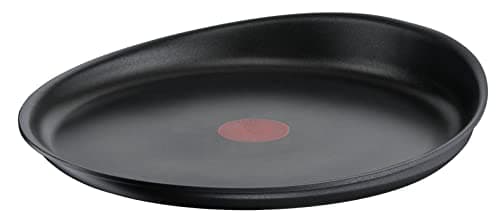 Image of Tefal Ingenio Crepe Pan 27 cm, Induction, Non-Stick Coating, Cast Aluminium, Stackable, Dishwasher Safe, Eco Resist L8581004, Black, Non-Stick