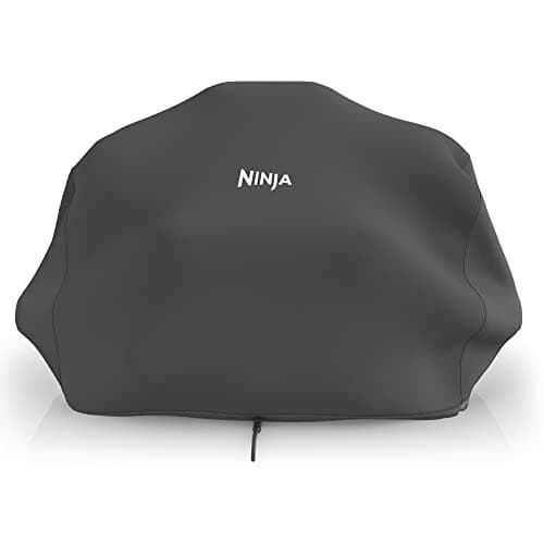 Image of Ninja XSKCOVER Premium Outdoor Cover, Compatible Woodfire Grills (OG700 Series), Water-Resistant, Anti-Fade Fabric, Lightweight, Black, 19'' x 24'' x 13'