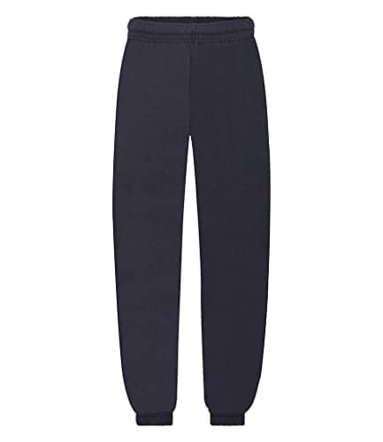 Image of Fruit of the Loom Kids Jogger Sports Trousers, Blue (Deep Navy), 12 Years (Manufacturer Size:12-13 Years)