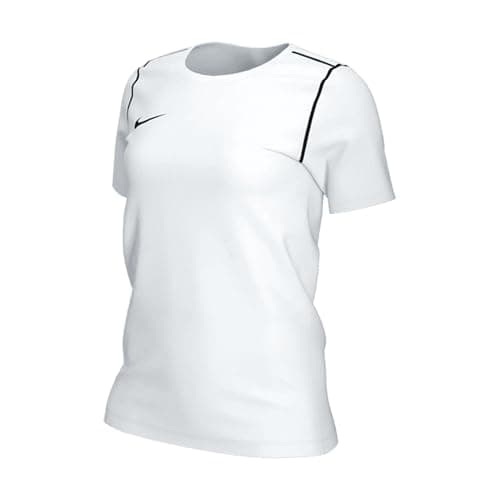 Image of NIKE Womens Dri-fit Park 20 T-Shirt, White/Black/Black, L UK