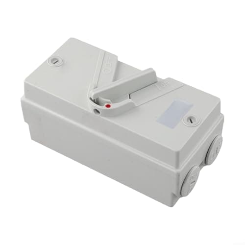 Image of Zeroupshop Enclosed Motor Disconnect Switch 2 Phase 440V AC IP65 Waterproof Safety Isolation Breaker Box with Copper Silver Contacts for Generator Agriculture Power Plant 20A 35A 63A(63A)