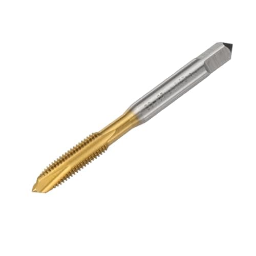 Image of sourcing map 1/4-28 UNF B2 Spiral Point Thread Tap, Screw Tap Threading Tapping Tool, Titanium Coated 6542 High Speed Steel Machine Taps Tapping Bit
