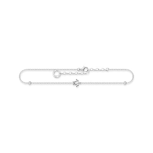 Image of Thomas Sabo Women Anklet Turtle Silver 925 Sterling Silver AK0036-051-14