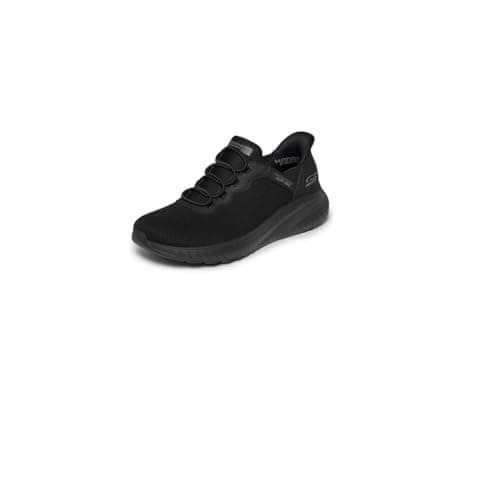 Image of Skechers Womens Slip Ins: Bobs Sport Squad Chaos Trainers Black 6 (39)