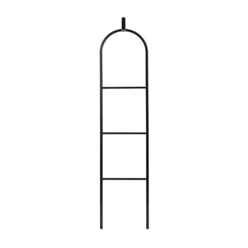 Image of Brabantia - Linn Dressboy - Multi Purpose Clothes Stand - Hanging, Airing, or Drying - with Hook for Hanging - Compact Clothes Airer - Rail for Clothing or Towels - Home Accessory - Matt Black
