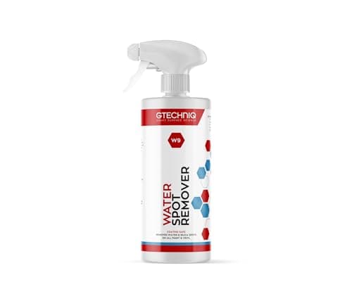 Image of Gtechniq W9 Water Spot Remover for Cars, 500ml | Advanced Solution Easily Removes Stubborn Water and Silica Spots from Bodywork, Suitable for Glass, All Paint Types and Vinyl