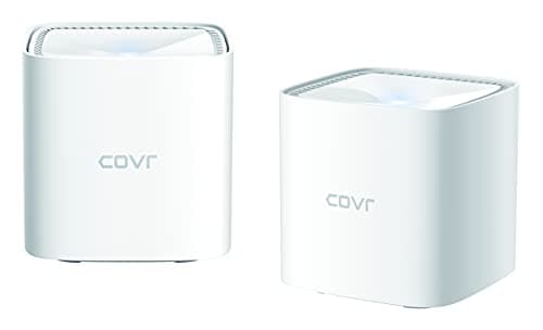 Image of D-Link COVR-1102 Covr AC1200 Dual Band Whole Home Mesh Wi-Fi System (2-Pack) with MU-MIMO, Two Gigabit Ports, Easy Setup, Parental Control, Works with Alexa/Google Assistant, Wi-Fi Certified EasyMesh