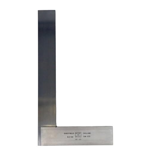 Image of Moore & Wright 40012 Engineer's Square, 300mm (12in), Grade B, Alloy Steel, Blind Riveted Construction