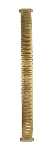 Image of Eton Replacement Ladies St Steel Gold Plated Expanding Watch Bracelet Size 8mm-11mm
