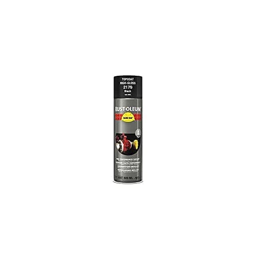 Image of RUST-OLEUM 2179 Hard Hat Topcoat Ral-Colours, The Nr. 1 Industrial Paint Aerosol. Go Further, Work Faster, Last Longer!, Gloss Black-RAL 9005