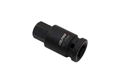 Image of US PRO Tools 1/2" Dr Impact Hex Bit Socket M17 X 55MM 3323