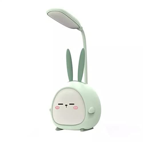 Image of Persepolis Portable LED Desk Lamp with Night Light Cute Bunny Foldable USB Charge Reading Light for Bedroom Kids Bedside Study (Green Rabbit)