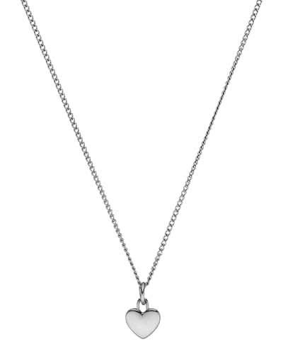 Image of 2116-Necklace-HeartCharm-Silver