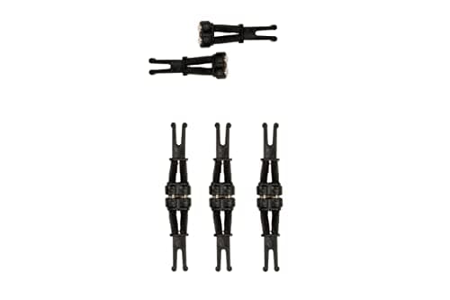 Image of Hornby R7400 Vacuum Pipe Magnetic Coupling Pack - 17mm - Spare Parts and Train Accessories for Hornby OO Gauge Model Railway Sets, Coupling and Modelling Tools - 16 x Magnetic Couplings, Scale 1:76