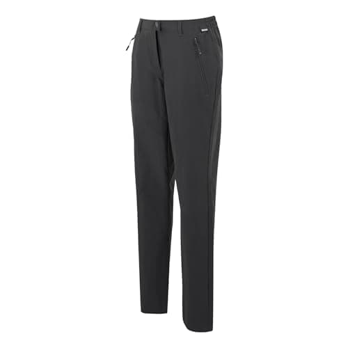 Image of Regatta Womens Highton II Walking Trousers Water Repellent Hiking Stretch Winter Grey
