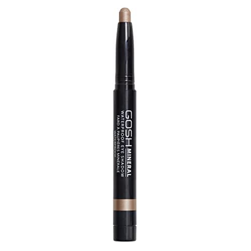 Image of GOSH Mineral Waterproof Eye Shadow I rotating eye shadow pencil with creamy texture for easy application and intense colour result I waterproof, long-lasting and perfume free I 002 Golden Brown