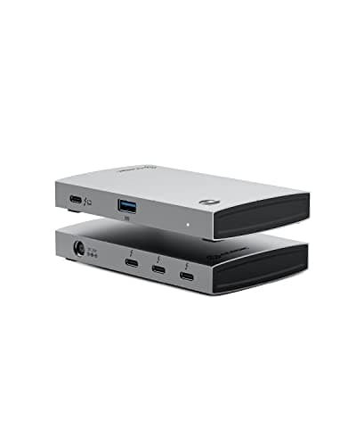 Image of ALOGIC Thunderbolt 4 BLAZE USB-C Hub, 3x USB-C, 1x USB-A, 60W PD, 4K @60Hz, 40Gbps data transfer, Premium Aluminium Design, Compatible with Mac & Windows.