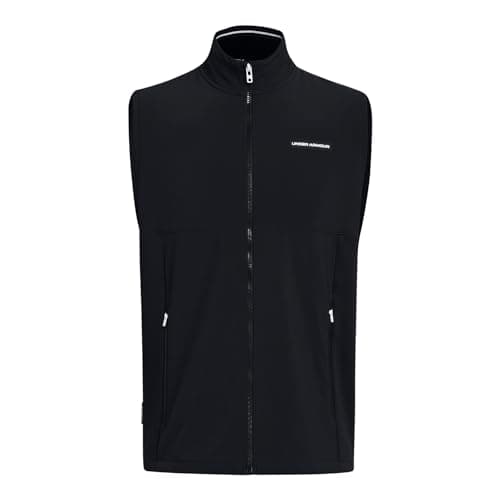 Image of Under Armour Mens UA Storm Daytona Vest Gilet - Black/White/White - MD