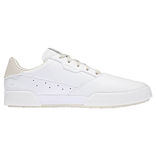 Image of adidas Golf Mens Adicross Retro Golf Shoes - White/ChalkBrown - UK 7.5