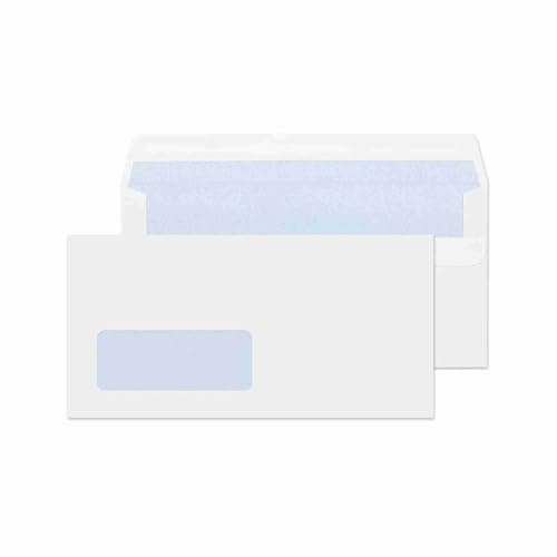 Image of Blake Purely Everyday DL 110 x 220 mm 80gsm Self Seal Window Envelopes (FL2884/500) White - Pack of 500