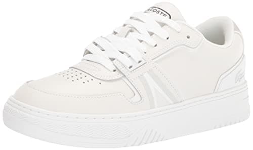 Image of Lacoste Men's L001 Sneakers, White/Off White, 7 UK
