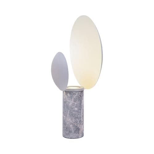 Image of Nordlux Caché Indoor Table Lamp Grey Marble GU10 Dual Shade - Living Room, Bedroom, Bedside Mains Powered, IP20