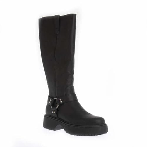 Image of ROCKET DOG Womens Becca Knee High Boot, Black, 3 UK