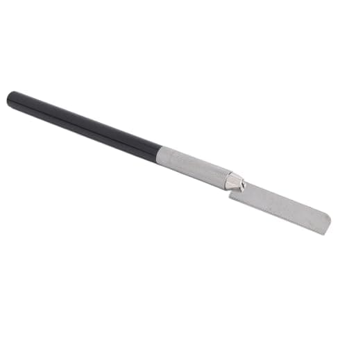 Image of POENVFPO Mini Hand Saw Comfortable Grip Steel with 2 Blades DIY Handheld Craft Saw for Model Process Woodworking Cutting Wood Plastic Resin Non-Ferrous Soft Metal Model Soil