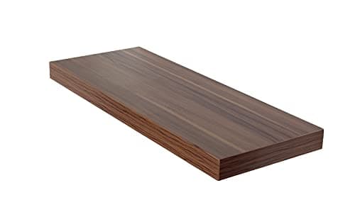 Image of Core Products, Hudson Floating Shelf Kit, 90 cm Length x 23.5 cm Width x 3.8 cm Height - Walnut