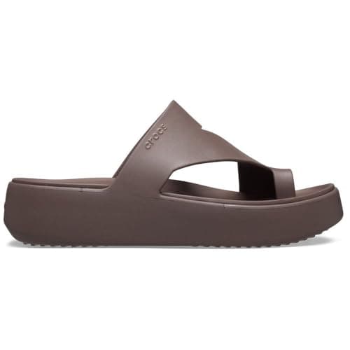 Image of Crocs Women Sandal,Getaway Platform Toe Loop,Truffle,5 UK Women