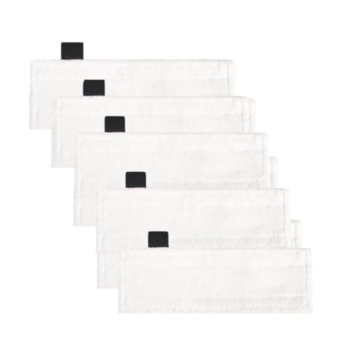 Image of Steam Cleaner Pad For Kärcher SC2 SC3 SC4 SC5 Replacement Microfibre Cloth Compatible with the EasyFix Floor Nozzle Alternative to 28632590 Pack of 5