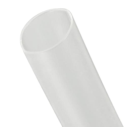 Image of TA-VIGOR 6mm Heat Shrink Tubing, 1M Length Heat Shrink Sleeving, 2:1 Ratio Heat Shrink Tube for Electrical Insulation, Repairs, Wire Connectors, Wrap Cable, Clear