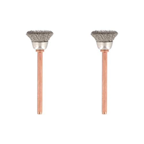 Image of Dremel 531-02 Stainless Steel Brushes (2 Pack), 1/2" Diameter