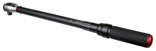 Image of Sealey Calibrated Micrometer Style Torque Wrench 1/2" Sq Drive 40-220Nm - Premier Black - STW904B