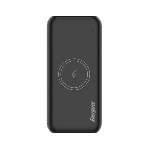 Image of Energizer 10mAh USB-C PD 18W QI Wireless Power Bank Black - Triple Fast-Charging Device for USB and Magnetic Charging with USB-A & USB-C Port
