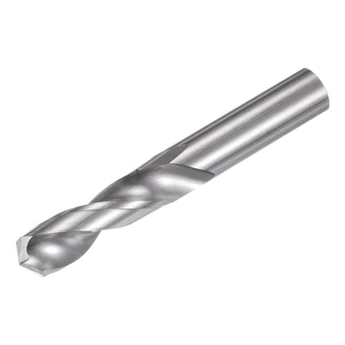 Image of sourcing map Solid Carbide Drill Bit, 9mm (0.354") YG6X/C3 Micro-Grain Tungsten Carbide Short Twist Drill Bits Straight Shank for Drilling Stainless Steel Aluminum Metal Plastic